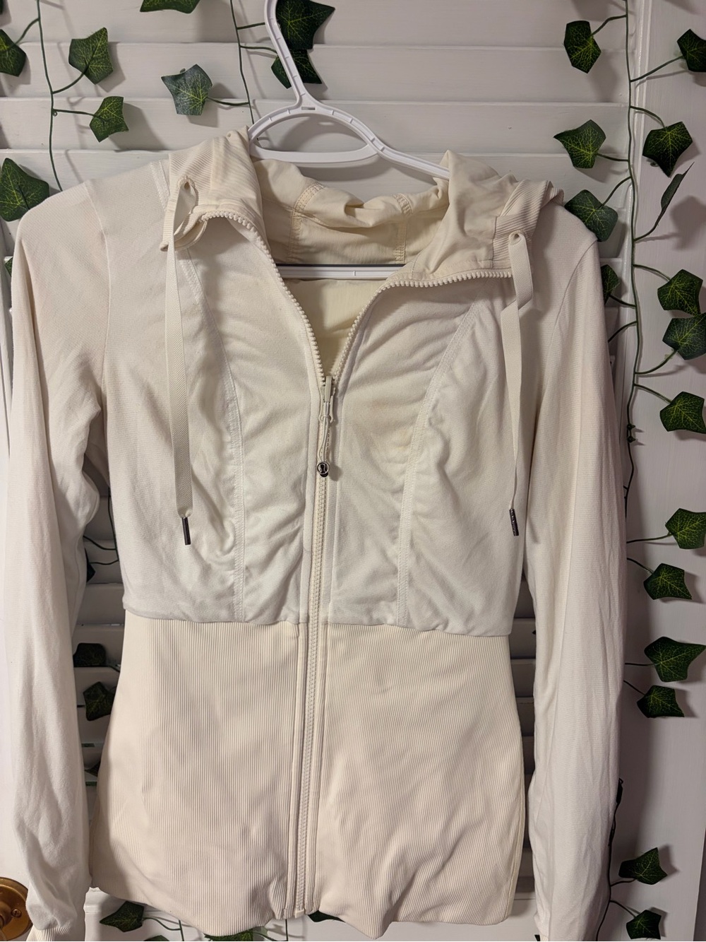 Lululemon define jacket- cream/white